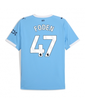 Billige Fotballdrakt Manchester City Phil Foden #47 Replika Hjemmedrakt 2025-26 Kortermet Billige Fotballdrakt Manchester City Phil Foden #47 Replika Hjemmedrakt 2025-26 Kortermet